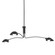 Leo Three Light Chandelier in Soft Black (67|F7813SBK)