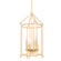 Lassen Six Light Lantern in Vintage Gold Leaf (67|F4619VGL)