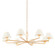 Ozias Eight Light Chandelier in Vintage Gold Leaf (67|F2550VGL)