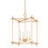 Huck Four Light Lantern in Vintage Gold Leaf (67|F1097VGL) Huck Four Light Lantern in Vintage Gold Leaf (67|F1097VGL)