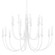 Cate 18 Light Chandelier in Gesso White (67|F1018GSW)