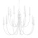 Cate 14 Light Chandelier in Gesso White (67|F1014GSW)