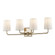 Simone Four Light Bath and Vanity in Warm Silver Leaf (67|B7694WSLPN)