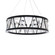 Corinth LED Pendant in Black (529|BPD74232BK)