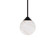 Quest LED Mini Pendant in Black (529|BPD40206BK)