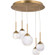 Quest LED Pendant in Aged Brass (529|BPD40205AB)