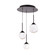 Quest LED Pendant in Black (529|BPD40203BK)