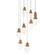 Martini LED Pendant in Aged Brass (529|BPD20209OHAB)