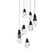 Martini LED Pendant in Black (529|BPD20209OBK)