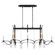 Vesca Eight Light Chandelier in Black (53|VA8436N51H)