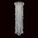 Trilliane Strands Six Light Pendant in Polished Stainless Steel (53|TR2413N401H)
