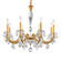 San Marco Eight Light Chandelier in Heirloom Gold (53|S8608N22R)