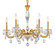 San Marco Six Light Chandelier in Etruscan Gold (53|S8606N23R)