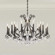 Renaissance Nouveau 18 Light Chandelier in Antique Silver (53|RN3892N48H)