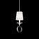 Emilea One Light Mini Pendant in Jet Black (53|MA1003N55O)