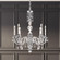 Hamilton Nouveau Eight Light Chandelier in Polished Silver (53|HA5837N40H)