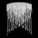 Chantant Eight Light Semi-Flush Mount in Polished Stainless Steel (53|CH4803N401R)