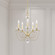Priscilla Five Light Chandelier in Heirloom Gold (53|BC7105N22O)