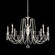 Esmery Eight Light Chandelier in Ferro Black (53|AR1008N59O)