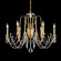 Esmery Six Light Chandelier in Ferro Black (53|AR1006N59O)