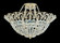 Rivendell Nine Light Semi-Flush Mount in Antique Silver (53|984348R)