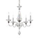 Jasmine Five Light Chandelier in Polished Silver (53|967540CL)