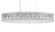 Plaza 16 Light Linear Pendant in Polished Stainless Steel (53|6678R) Plaza 16 Light Linear Pendant in Polished Stainless Steel (53|6678R)