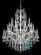 Bordeaux 25 Light Chandelier in Antique Silver (53|577548H)