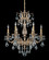 Milano Six Light Chandelier in Antique Silver (53|567648H)