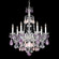 Hamilton Rock Crystal Seven Light Chandelier in Polished Silver (53|5536AM)