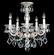 La Scala Five Light Semi-Flush Mount in Florentine Bronze (53|534583)