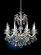 La Scala Eight Light Chandelier in Antique Silver (53|507348R)