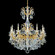La Scala 12 Light Chandelier in Heirloom Gold (53|501122)