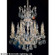 Renaissance Nine Light Chandelier in Antique Silver (53|377148)