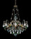 Renaissance Rock Crystal Eight Light Pendant in Antique Silver (53|358748AD)