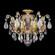 Renaissance Rock Crystal Six Light Semi-Flush Mount in Heirloom Gold (53|358422AD)