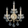 Century Three Light Wall Sconce in Black Pearl (53|170349)