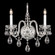 Arlington Two Light Wall Sconce in Polished Silver (53|130140H)