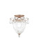 Bagatelle Three Light Semi-Flush Mount in Antique Silver (53|124248S)