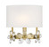 Dahlia One Light Wall Sconce in Warm Brass (51|943641322)