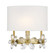 Dahlia One Light Wall Sconce in Warm Brass (51|943641322)