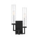 Folsom Two Light Wall Sconce in Matte Black with Polished Chrome Accents (51|92134267)