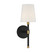 Brody One Light Wall Sconce in Matte Black with Warm Brass Accents (51|916321143)