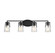 Sacremento Four Light Bath Bar in Black (51|870454BK)