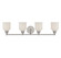 Melrose Four Light Bath Bar in Satin Nickel (51|868364SN)