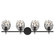 Moreno Four Light Bathroom Vanity in Matte Black (51|866014BK)