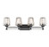 Garnet Four Light Bathroom Vanity in Matte Black (51|860014BK)