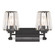 Garnet Two Light Bathroom Vanity in Matte Black (51|860012BK)