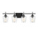Octave Four Light Bath Bar in Black (51|840304BK)