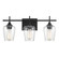 Octave Three Light Bath Bar in Black (51|840303BK)